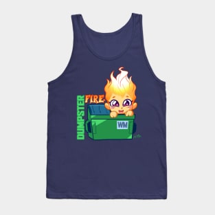 Dumpster Fire Chan Tank Top